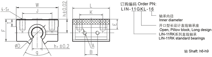 SBR加長滑塊直線滑動軸承 SBR加長滑塊直線滑動軸承